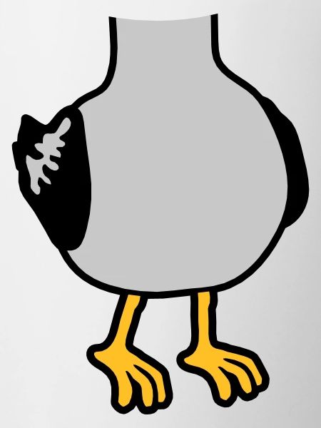 Möwe ohne Kopf Kostüm