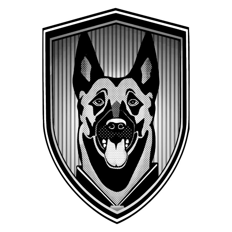 blason chien de garde