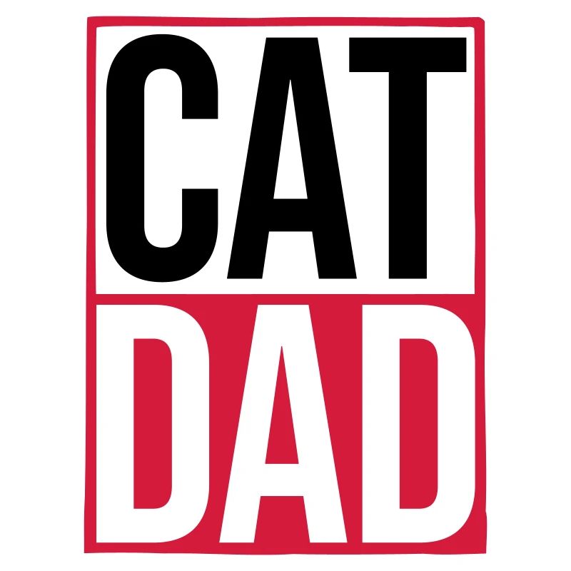 Cat Dad Logo Shield