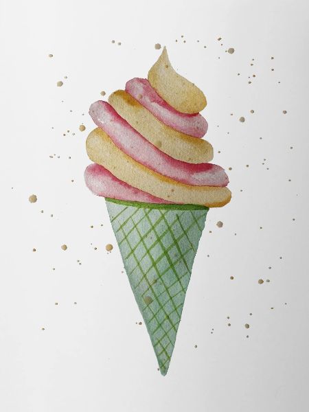 Softeis mit Sprinkles