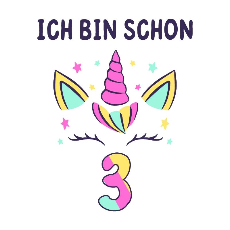 Ich bin schon 3 Einhorn