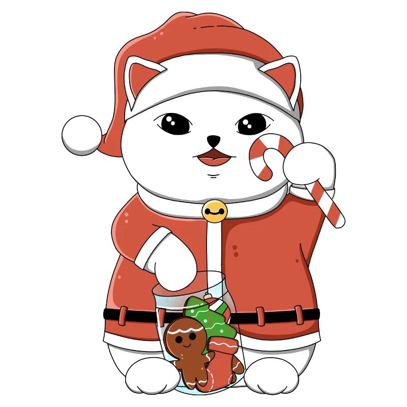 Santa Lucky Cat