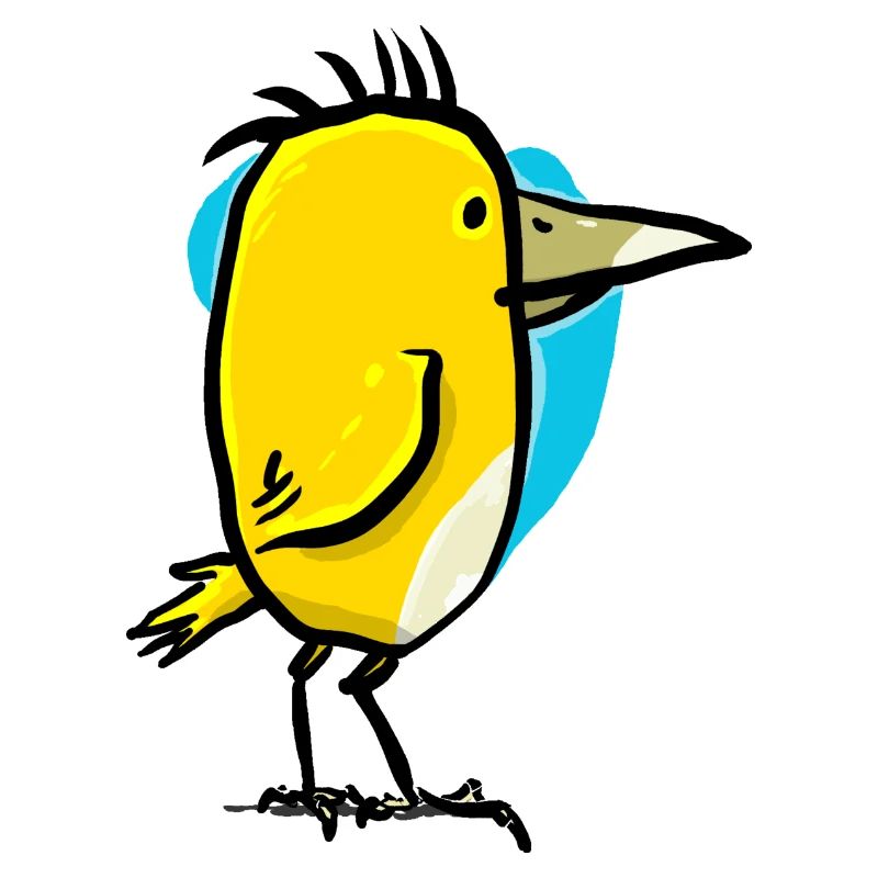 Bird with large beak