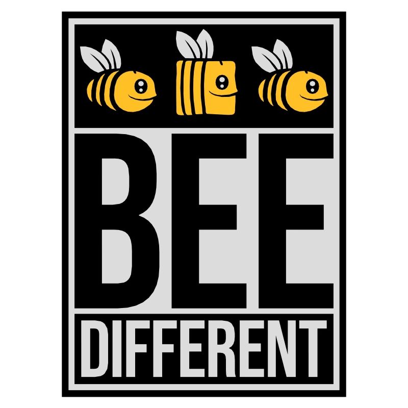 bee different Spruch Zitat