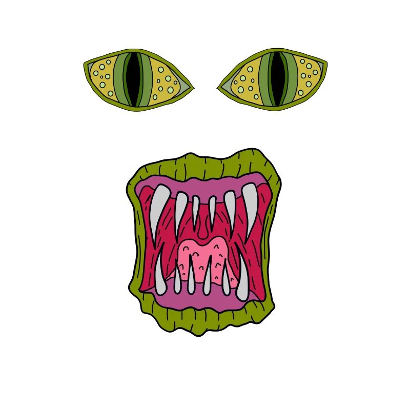Visage de monstre #1