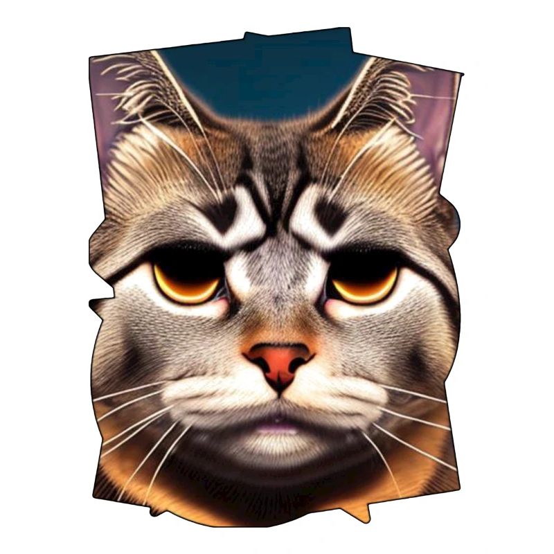 Visage de chat