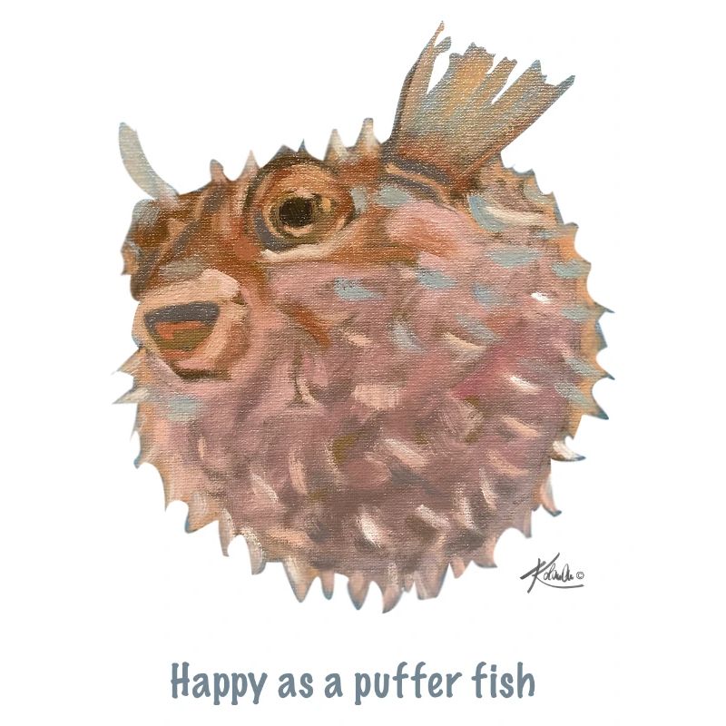 Glücklicher Kugelfisch