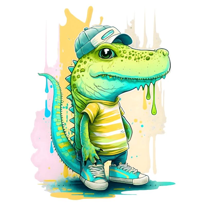 Conception d’alligator cool