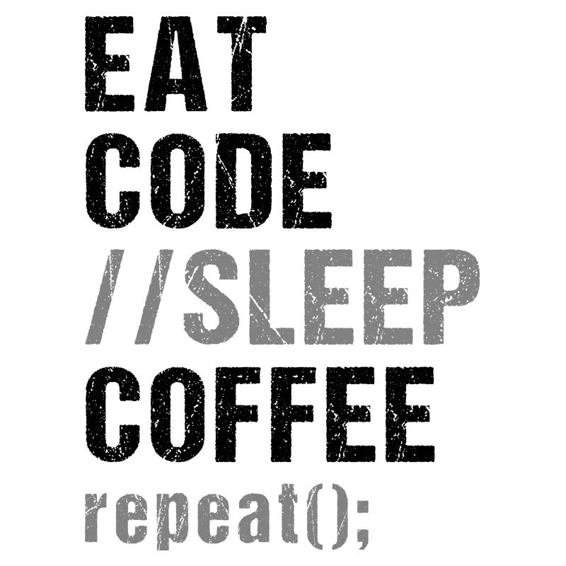 Manger Code Sommeil Café Répéter