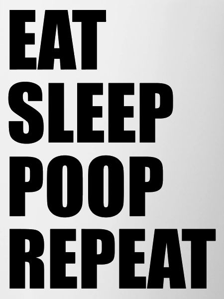 Eat sleep poop repeat