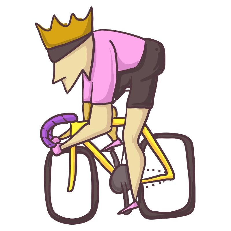 Rennrad King Radfahrer