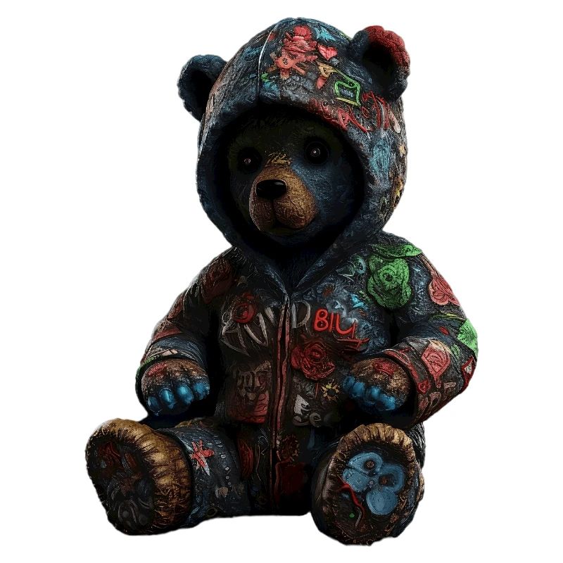 Zombie Teddy Halloween Horror Monster Teddybär