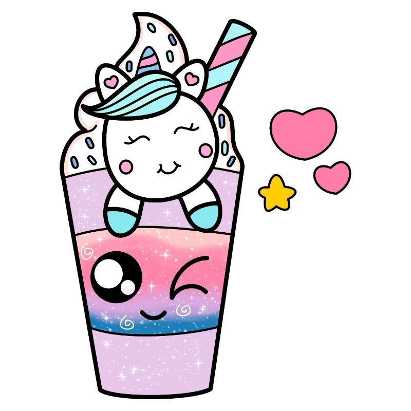 EINHORN IN EINEM EIS