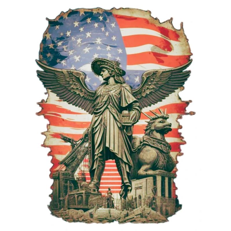 steampunk american flag