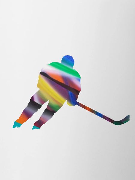 Eiskockey, Hockey, Graffi, bunt