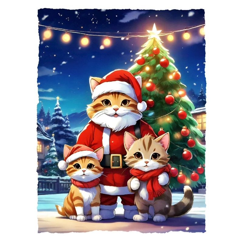 Famille de chats de Noël 1.5
