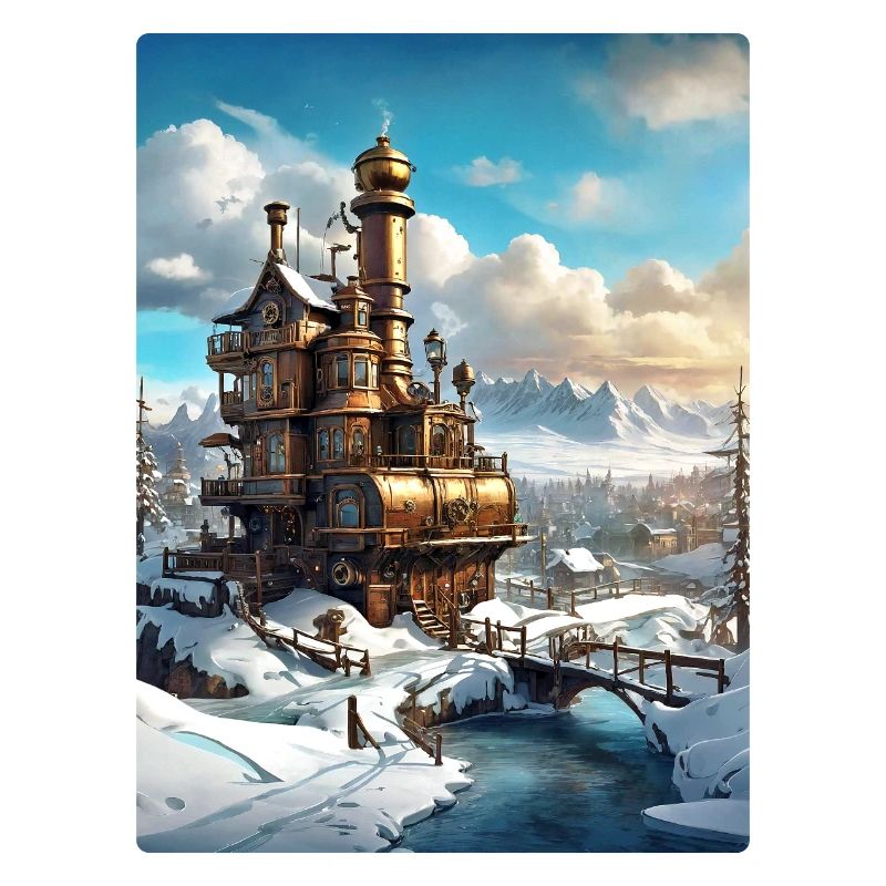Steampunk Winter Landscape 1.9