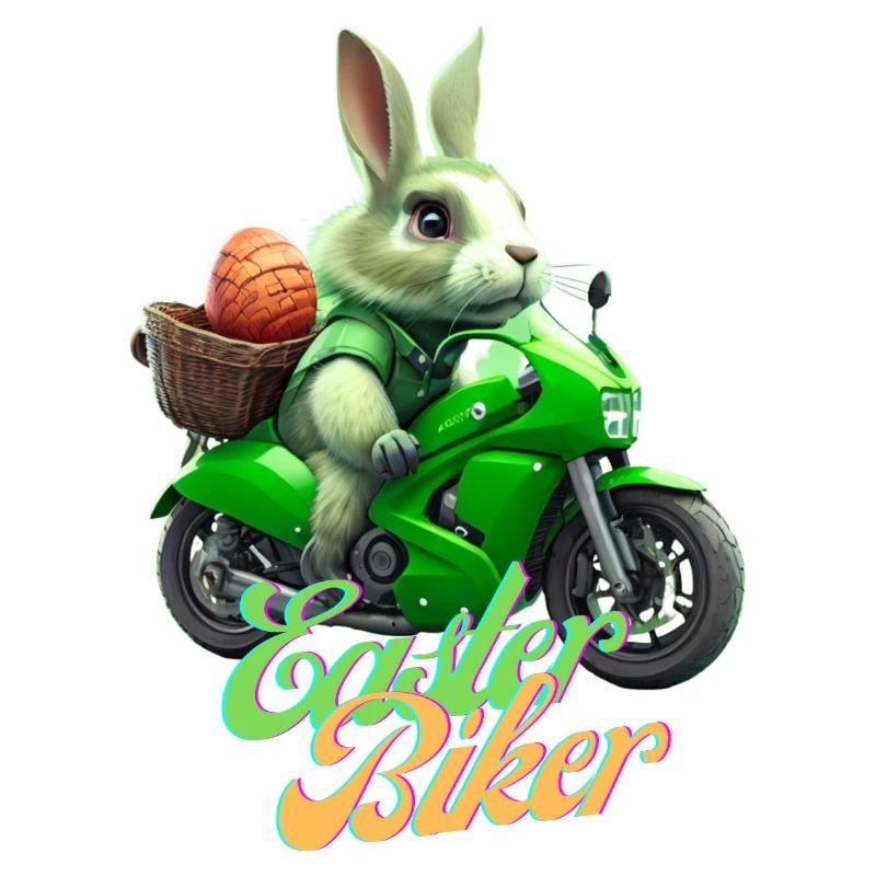 Easter Biker - The Easter Bunny becomes a biker