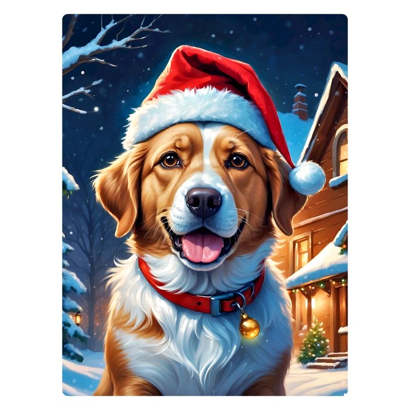 Winterlandschaft Hund 3.4