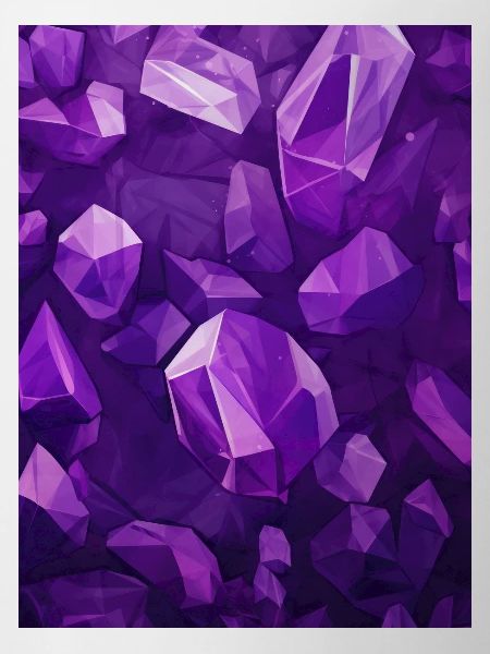 Amethyst Stone Pattern