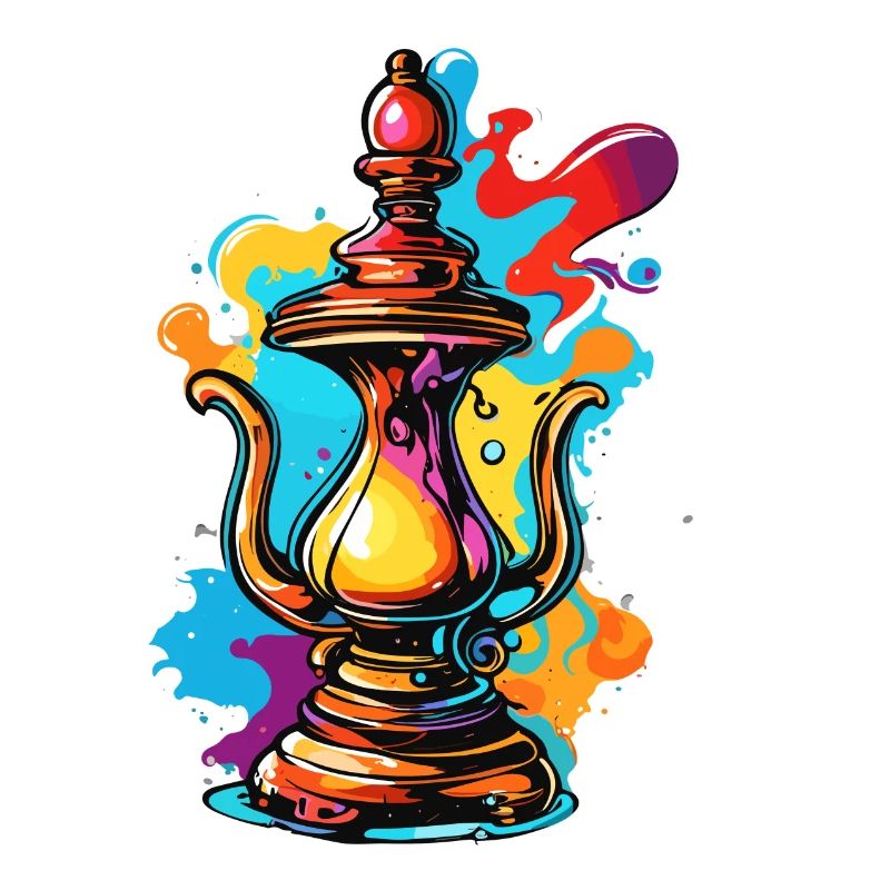 Magic Lamp / Wishes /Orient / Miracle / Genius
