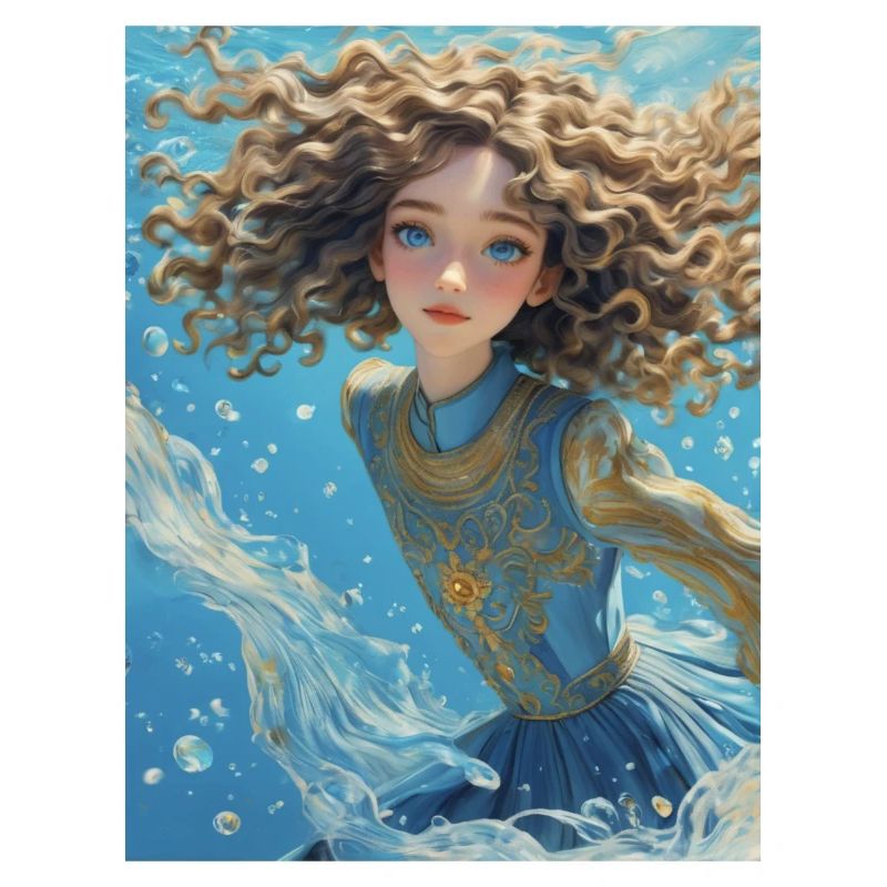 Mädchen im Meer