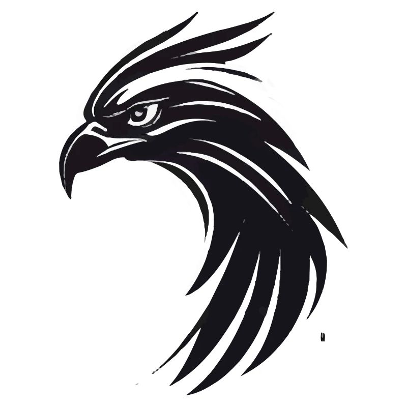 Aigle Oiseau de proie tête