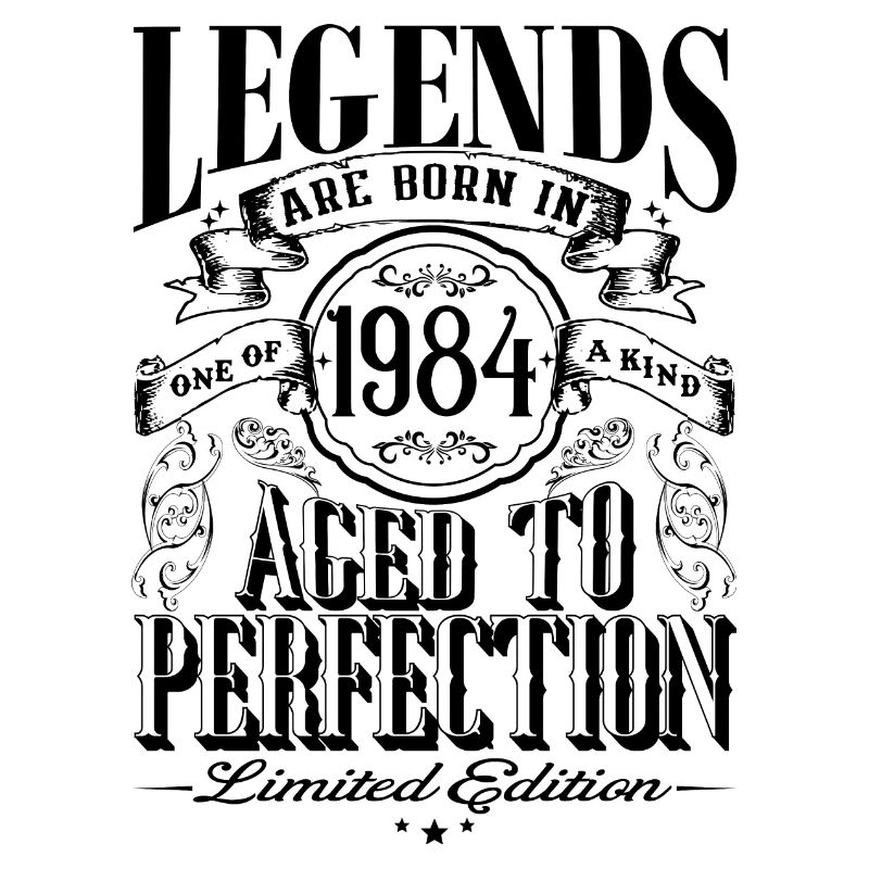Vintage Né(e) un mois de 1984 anniversaire