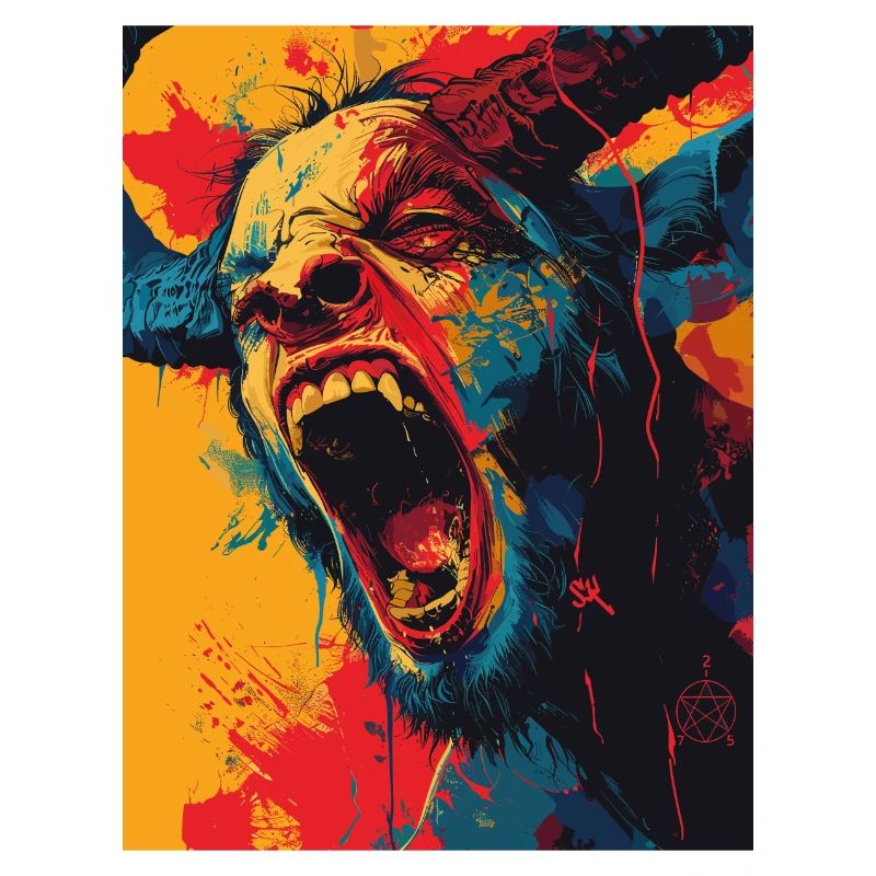 The Devil mit Pentagramm