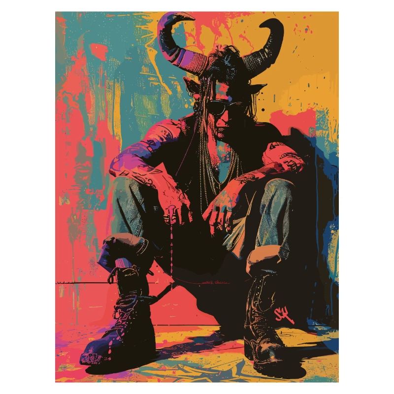 The Devil mit Pentagramm