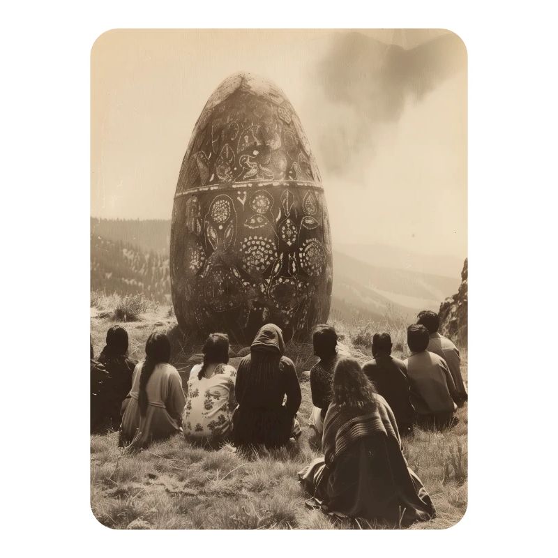 praise the egg monolith