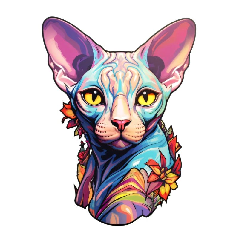 Sphynx-Katzenkopf