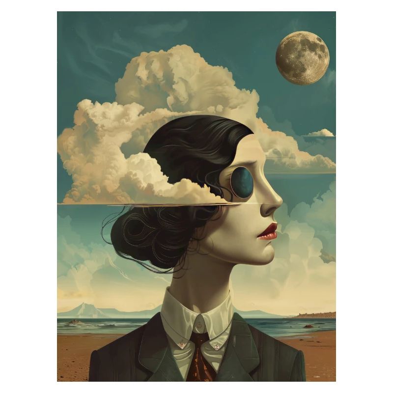Affiche Retro Face 2