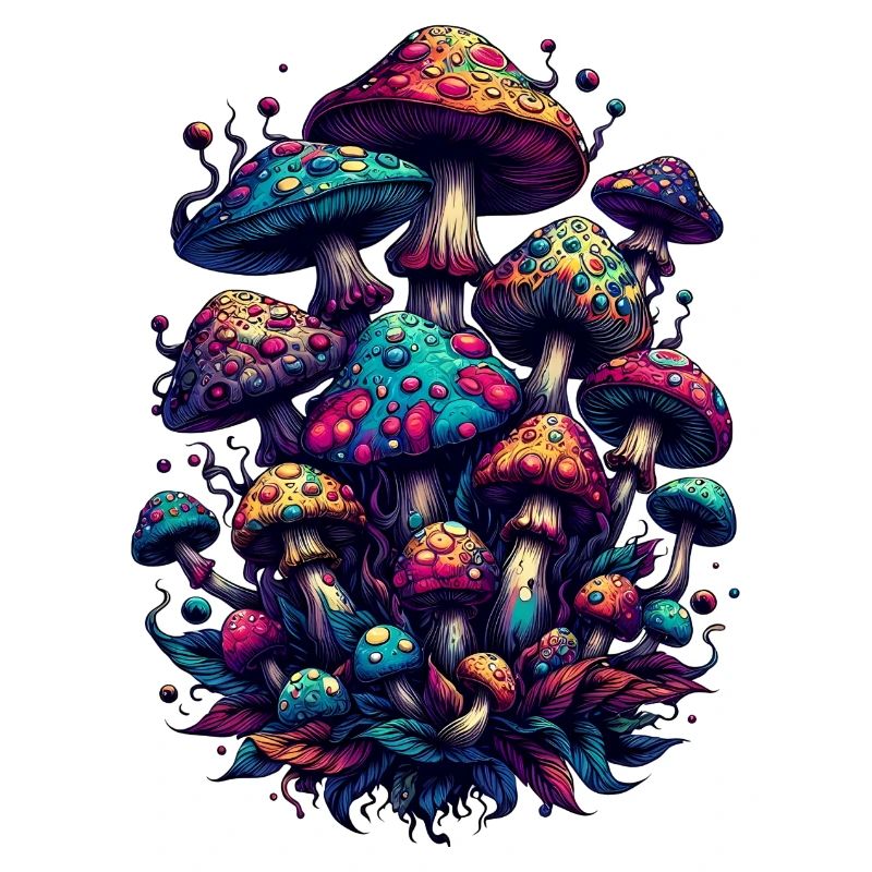 Magie des champignons psychédéliques