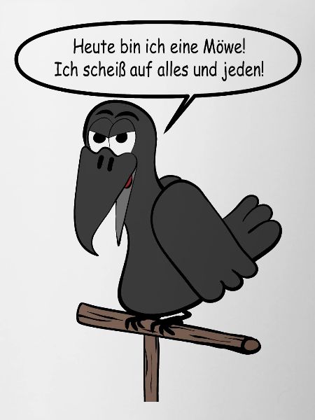 Heute bin ich eine Möwe
