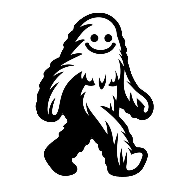 Smiling Yeti - Bigfoot Sighting
