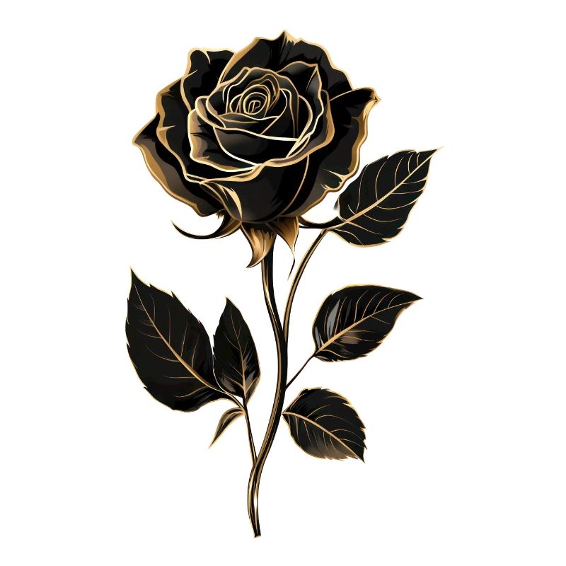 Schwarze Rose