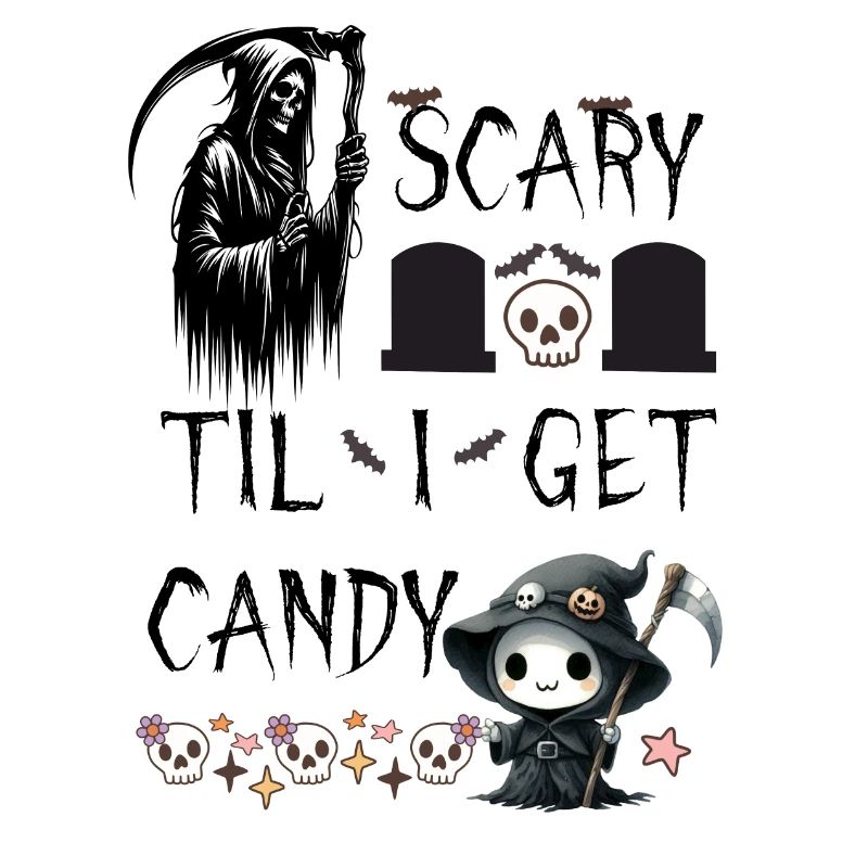 Halloween Sensenmann - ScaryTil I Get Candy
