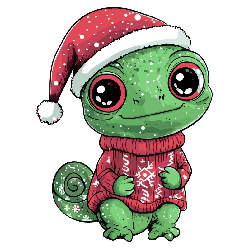Chameleon Christmas Comic