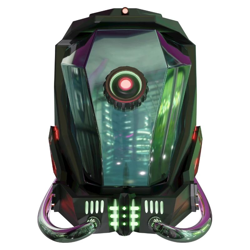 Futuristischer Roboterhelm