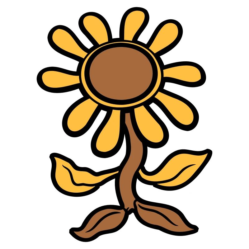 Danse Petite Fleur De Tournesol Jolie Fleur