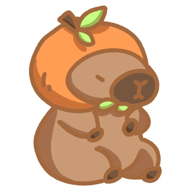 Capibara Orange