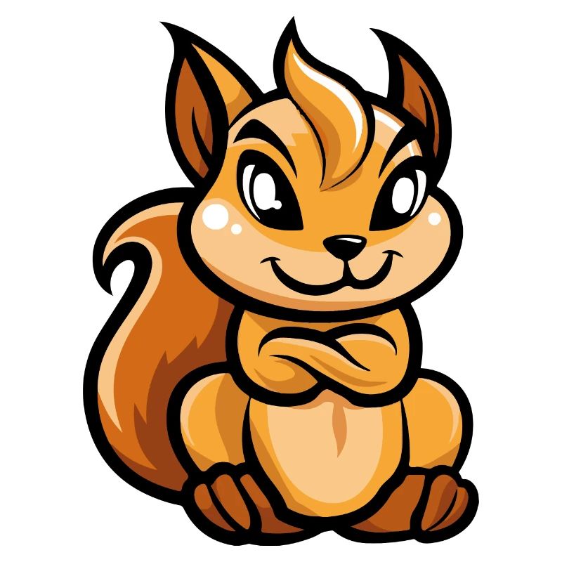 Eichhörnchen Comic