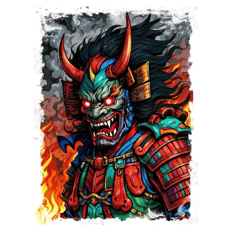 Devil Oni Maske