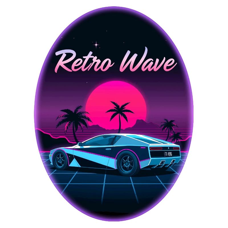 “Retro Wave” design
