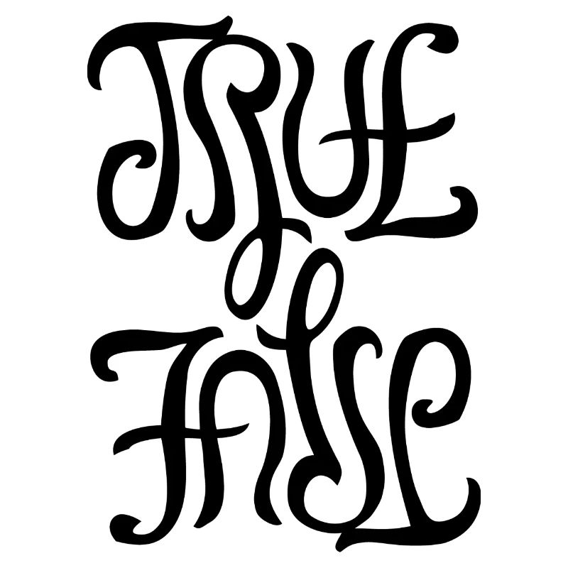 Ambigram for True/False