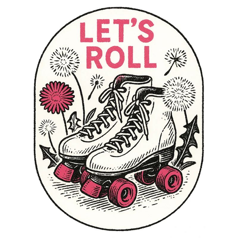 Let's Roll Retro Roller Skates