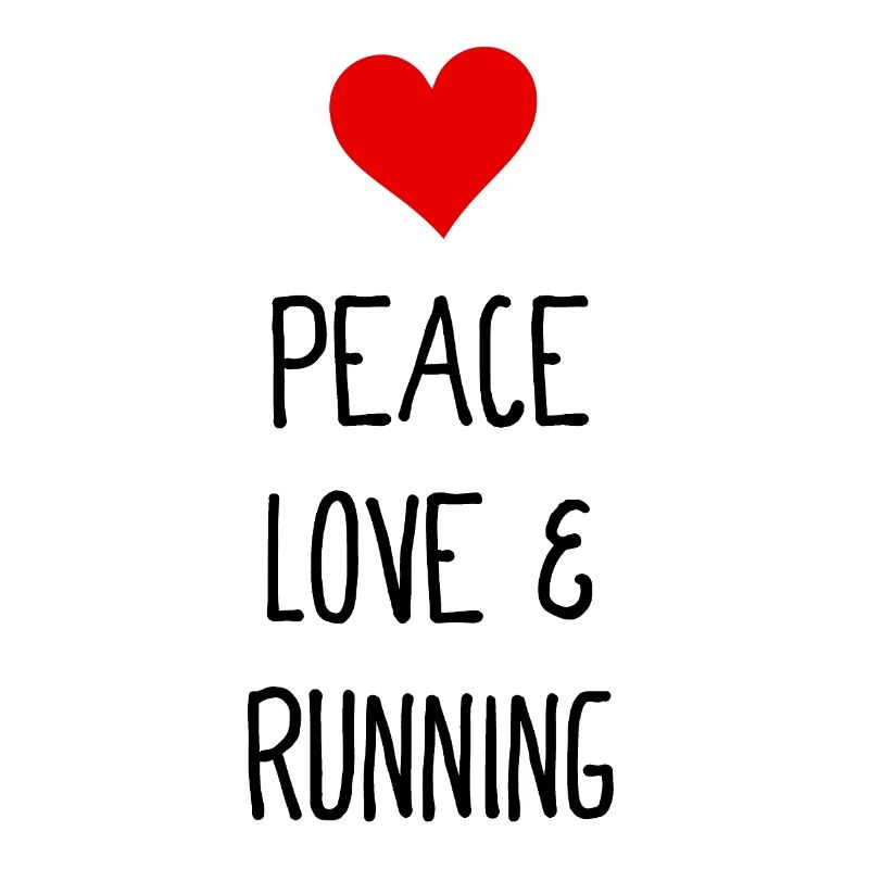 Paix, amour et course à pied - Jogging - Laufen