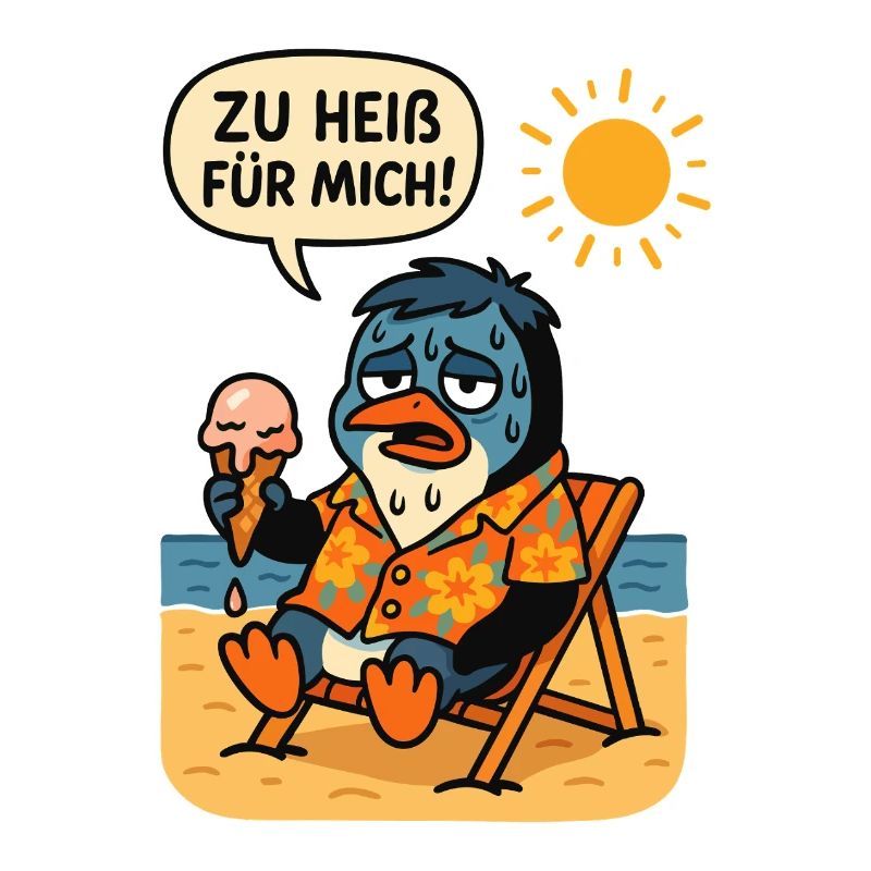 Pingouin tropical, trop chaud pour moi !