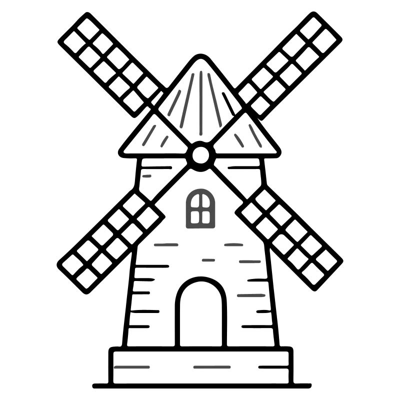 Icône du moulin à vent